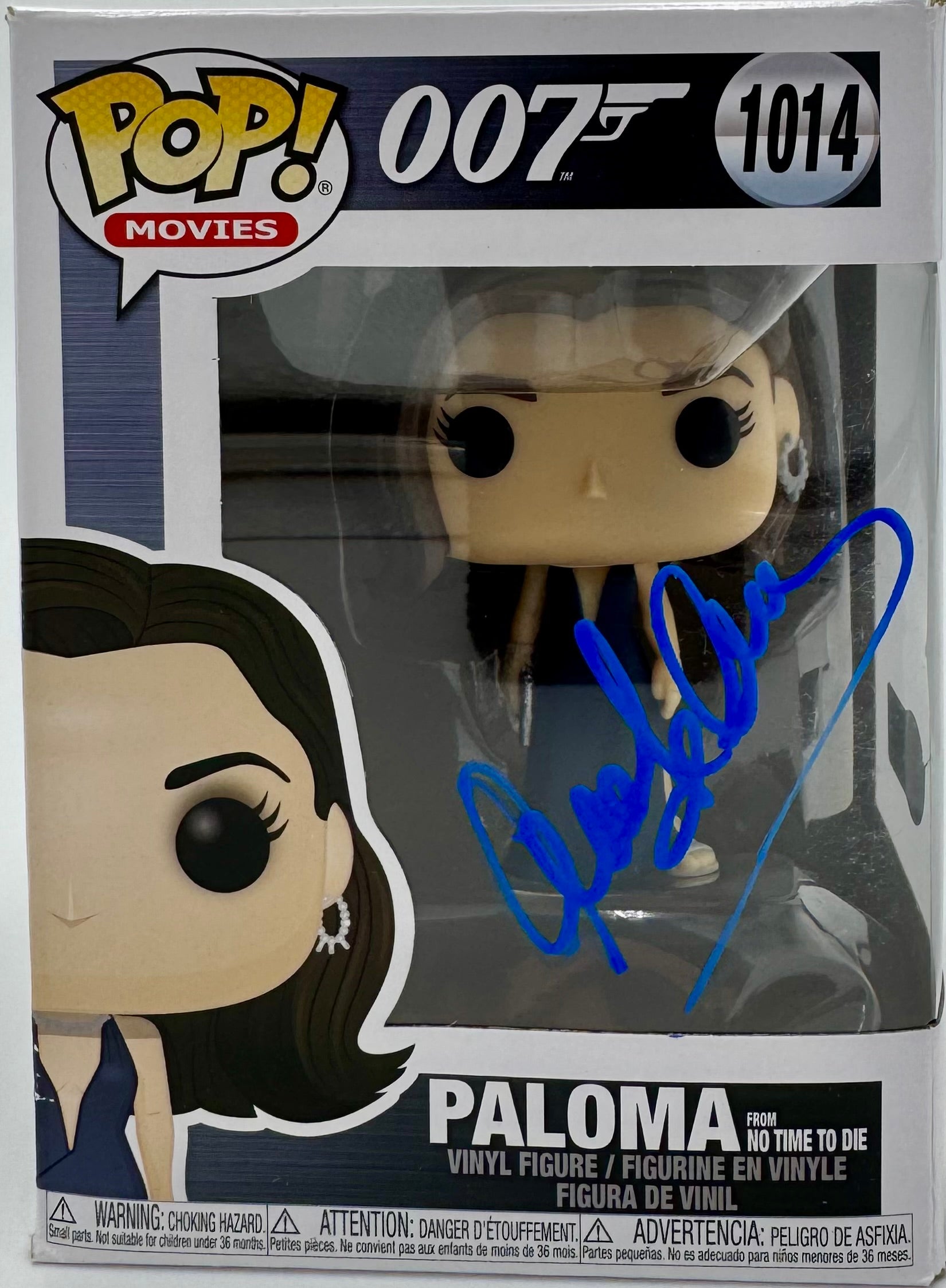 Ana De Armas Signed Funko Pop #1014 (James Bond) - Beckett COA